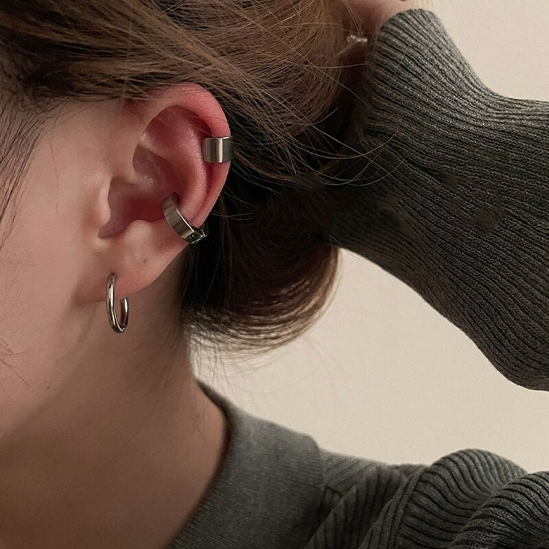 Fashion Ear Cuffs Without Piercing Ear Clip Earrings Non-Piercing Fake Cartilage Earrings For Women Jewelry Gifts
