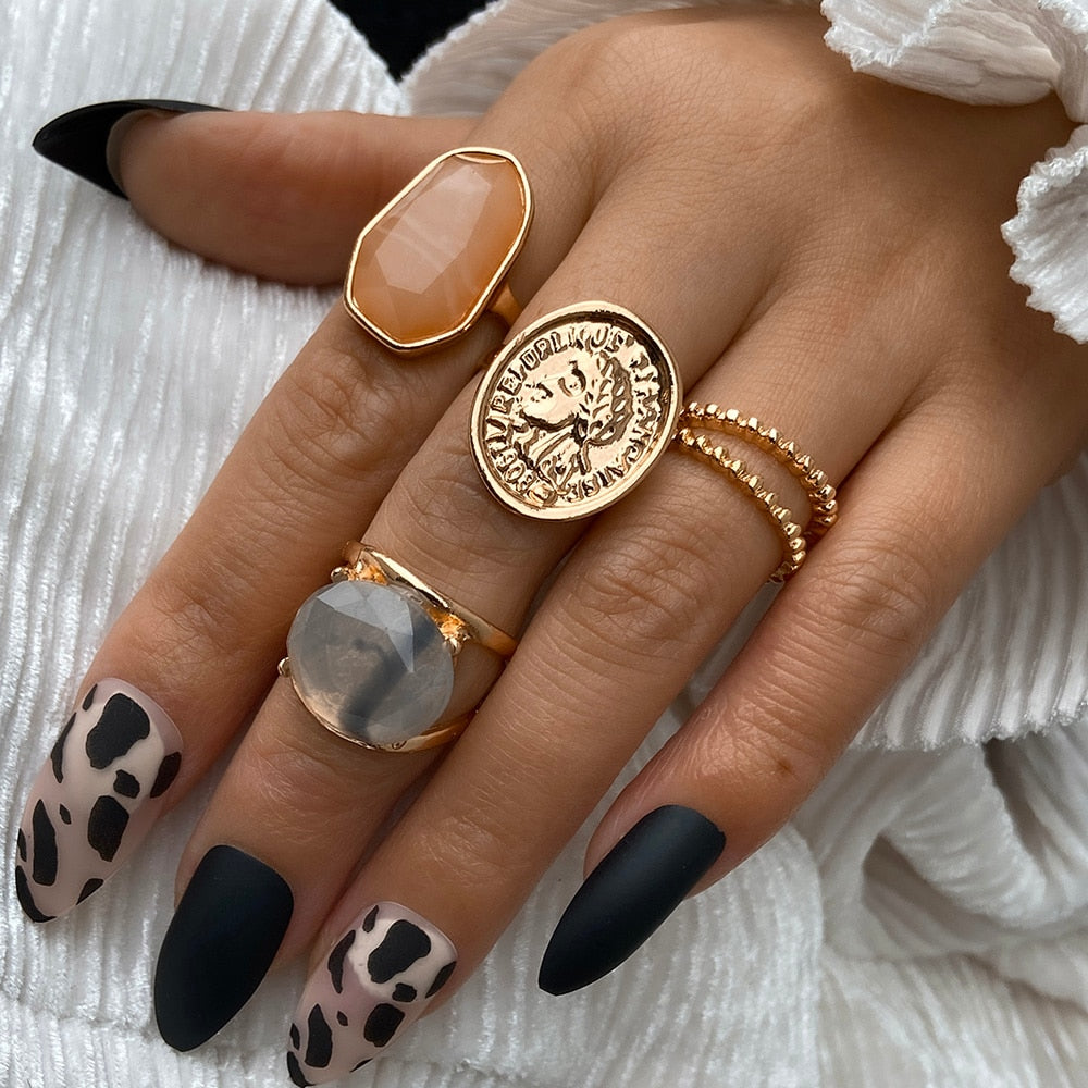 Maytrends Ring set women rings for girls charms rings set for women boho jewelry punk accessories bagues anillos mujer schmuck