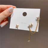 New Pearl Zircon Butterfly Stud Earrings for Woman Fashion Korean Jewelry Temperament Girl's Daily Wear Earrings