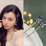 New Fashion Elegant Rhinestone Hairpins Gifts Women Girls Hair Clips Pins Barrettes Accessories Hairgrip Headdress Headwear