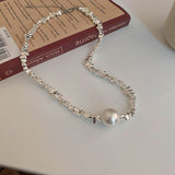 Maytrends French Vintage Style Baroque Imitation Pearl Necklace Women's Elegant Collar Chain Luxury Necklaces Jewelry Wholesale