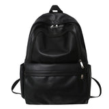 PU Leather Couple Backpack