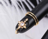 Maytrends Hot Selling Finger-tips Nail Ring Female Korean Trend Nail Cover Jewelry