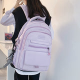 Trendy Nylon School Backpack