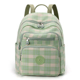 Plaid Women's School Backpack