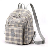 Plaid Women's School Backpack