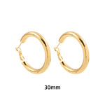 Maytrends New Trendy Geometric Twisted Thick Hoop Earrings Fashion Gold Color Big Round Circle Earrings for Women Punk Hiphop Jewelry Gift