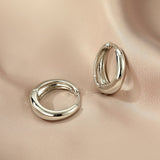 Gold/Silver Color Chunky Hoop Earrings for Women Punk Ear Jewelry New Wholesale