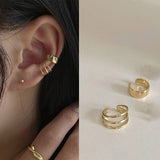 Delicate Zircon Cute Clip Earrings Female Buckle Ear Cuff No Piercings Fake Cartilage Ear for Women  Fashion Jewelry