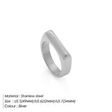 Maytrends 316L Stainless Steel Wave Ring For Women Gifts Minimalist Dainty Rays Texture Circle Rings Jewelry Wholesale/Dropshipping