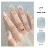 Maytrends Jelly Gel 10ml Semi-transparent Nude Gel Nail Polish Top Coat Nail Art Semi Permanent Soak Off UV LED Varnish for Nail