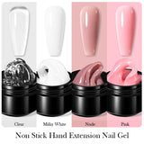 15ml Non Stick Hand Extension Gel Nail Polish Carving Flower Nail Art Shaping Solid Acrylic Nail Gel Varnish