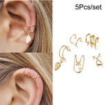 Delicate Zircon Cute Clip Earrings Female Buckle Ear Cuff No Piercings Fake Cartilage Ear for Women  Fashion Jewelry